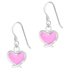 Hypoallergenic Sterling Silver Heart Stud Earrings for Kids (Nickel Free)