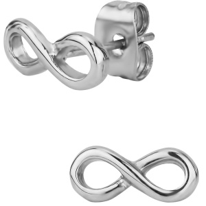 Stainless Steel Infinity Symbol Stud Earrings for Kids
